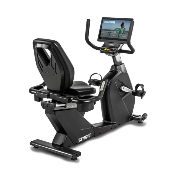 vélo d'entrainement semi allongé spirit fitness phantom recumbent bike cr1000ent par bodytonicform